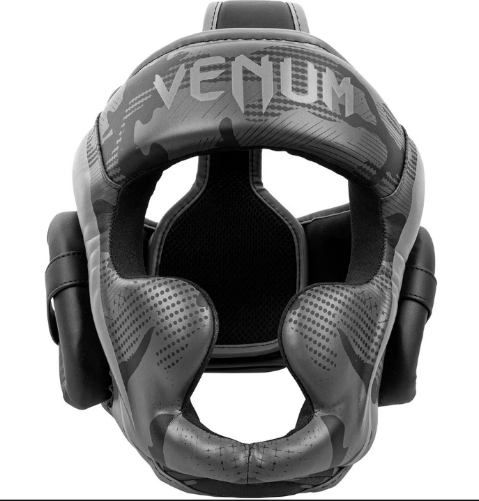 Venum Elite Headgear Black/Grey Camo